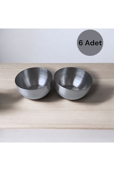 store trend Set of 6 Large Size Stainless Steel Snack Bowl Nuts Bowl