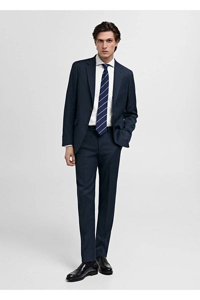 MANGO Man Slim fit pants set