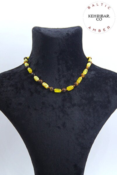 KehribarCo Amber-Tiger Eye Baby and Child Necklace