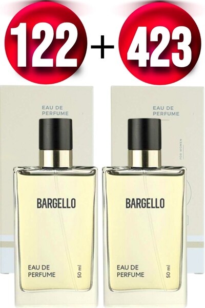 Bargello Parfüm 122 Kadın Oriental 50 ml Edp + Bargello 423 Floral Kadın Parf...