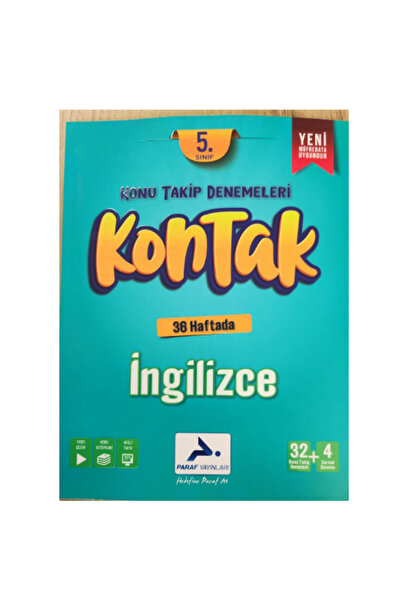 paraf yayınları 5.SINIF KONTAK İNGİLİZCE  KONU TAKİP DENEMELERİ YENİ MÜFREDAT...