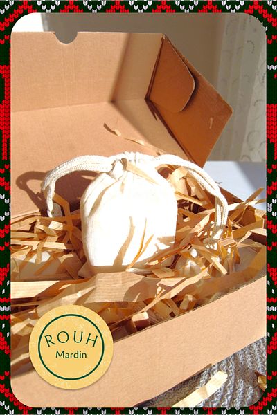 ROUH Mardin Natural Soap That Can Be Given as a Gift for a New Year, Graduation, a Gift for a Newborn and a Wedding 10 Pcs