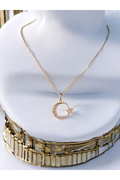 ŞüyaButikk AY YILDIZ Çelik Kolye Kararmaz