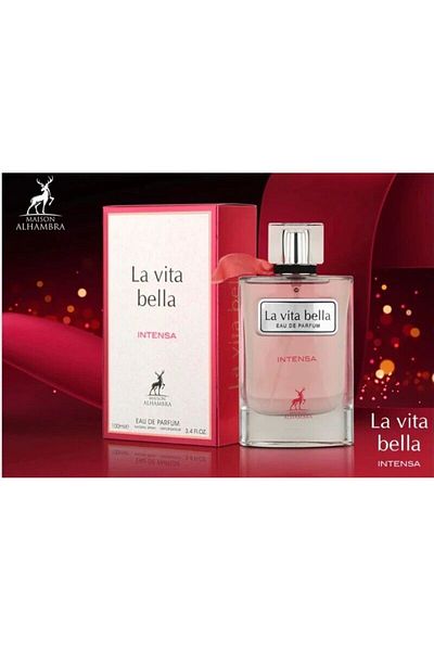 lattafa LA VITA BELLA INTENSA MAISON ALHAMBRA EDP 100 ML WOMEN