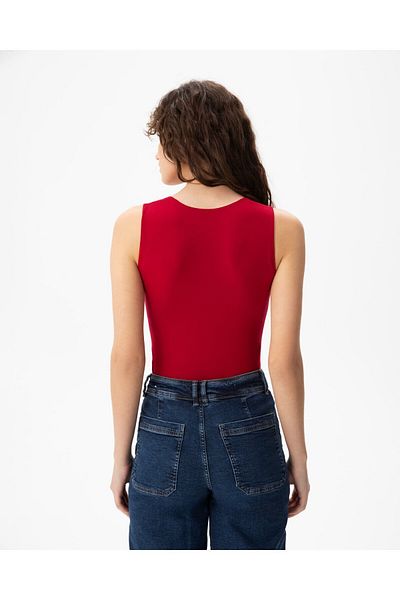 Ayma Active Ecovero ™   Bluză cu sutien fără mâneci Cherry