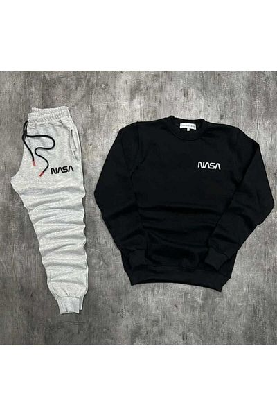 Gutsy Zero Collar Tracksuit Nasa Printed Men's / Women's Suit