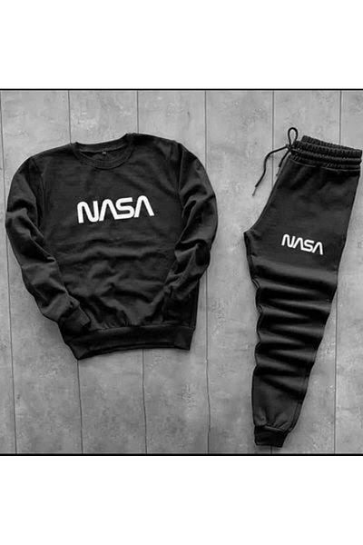 Gutsy Zero Collar Tracksuit Nasa Printed Men's / Women's Suit