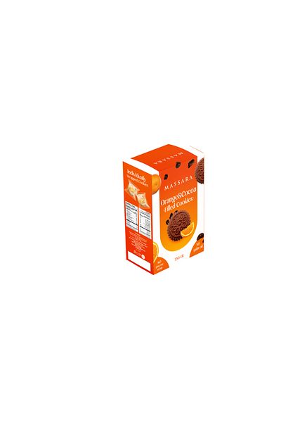 Massara Single Wrap Cookies with Orange & Cocoa Filling 250 g