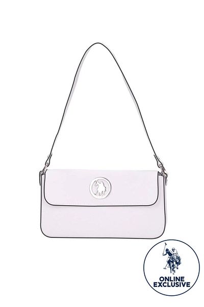 U.S. Polo Assn. Geanta de umar dama model alb Us8578 - Exclusiv online
