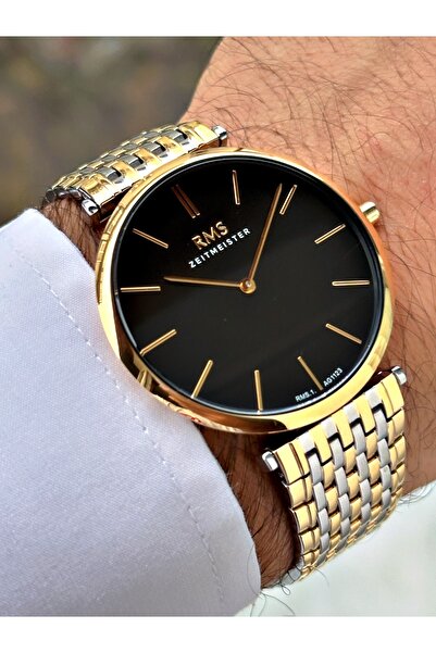 Romanson 5 Atm Waterproof Special Design Steel Cord Men's Wrist Watch