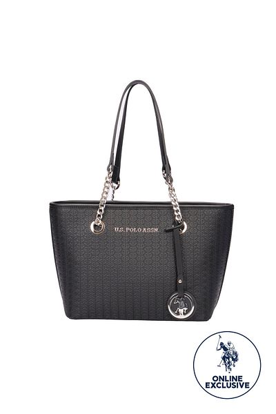 U.S. Polo Assn. Geantă de umăr pentru femei model neagră Us8623 - exclusiv online