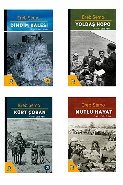 Dara Yayınları Ereb Şemo Türkçe Roman Seti - Dımdım Kalesi - Kürt Çoban - Yol...