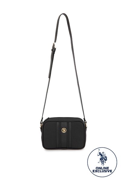 U.S. Polo Assn. Geantă de damă neagră neagră Us8003 Online Exclusiv