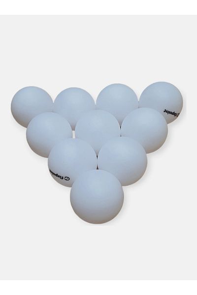 Polin 10 Pieces White Pin Pom Ball