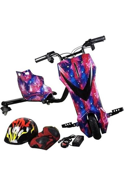 ALBADER Drifting Electric Scooter Large Size 36V Battery, Electric Drift Scooter With Helmet Pad Set