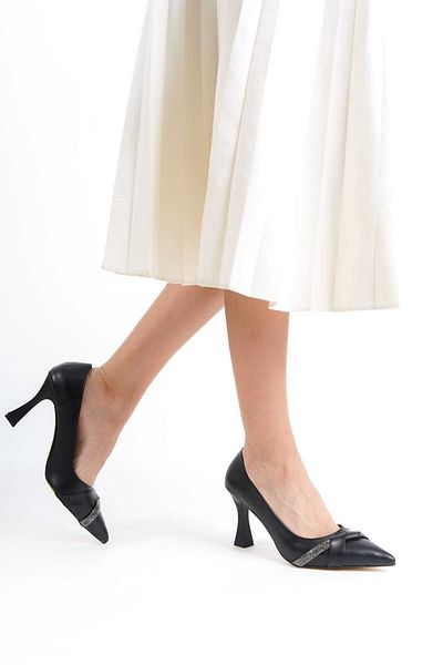 DS AYAKKABI Women's Heeled Engagement Evening Dress Shoes