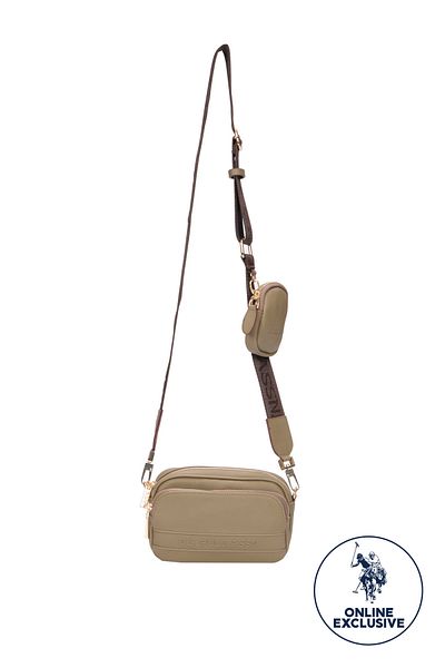 U.S. Polo Assn. Women's Messenger Bag A.Haki Us8581 - Online Exclusive