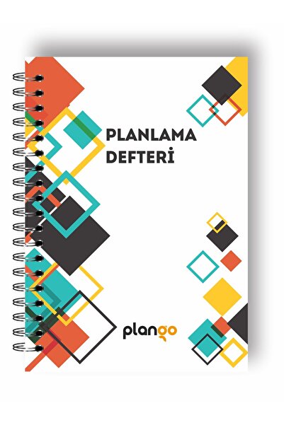 Plango Beyaz Kareler Günlük Planlayıcı Defter - Daily Planner - Ders Çalışma ...