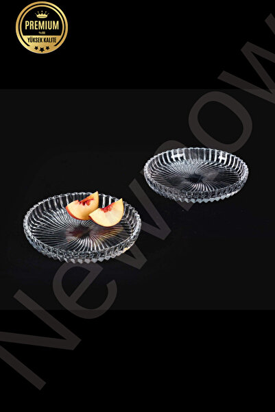 NEWNOW Santa 2 li Tabak, Cerezlik, Tatlı Tabağı, Sunumluk , 13 Cm