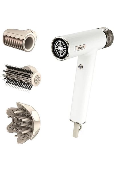 Shark Speedstyle 3-in-1 Air - Silk White Shark Ninja Hair Drying and Styling System