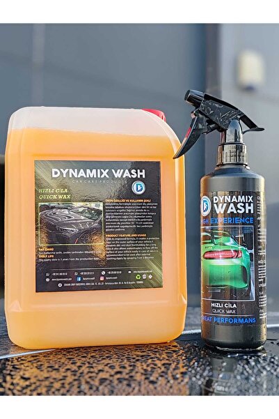 dynamix wash Hızlı Cila 2'li set 5 Kg - 500 ml, Araç Cam Ve Kaporta Parlatıcı...