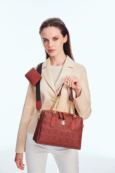 U.S. Polo Assn. Geantă de umăr pentru femei Brick Us24597