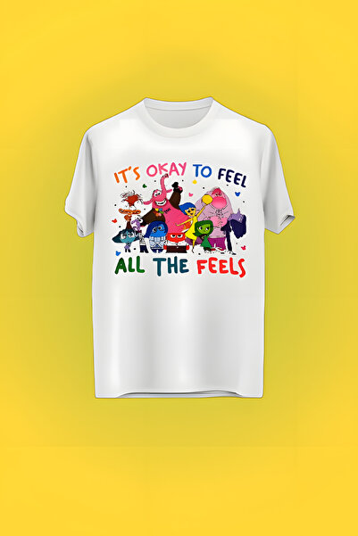 TARCENMODA تي شيرت مطبوع عليه وجه مقلوب للجنسين