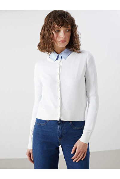 LC Waikiki Crew Neck Women's Knitwear Cardigan