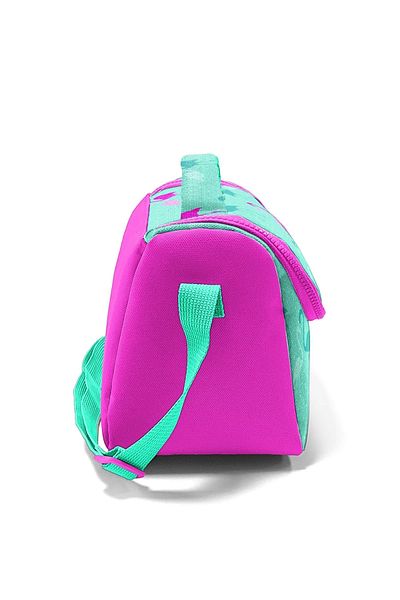 Coral High Kids Water Green Neon Pink Flamingo Patterned Thermo Lunchbox 11804