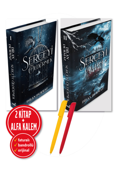 İndigo Kitap Alfa Kalem+(Serçeyi Öldürmek 1-2) CİLTLİ Dilan Durmaz 2 Kitap Se...