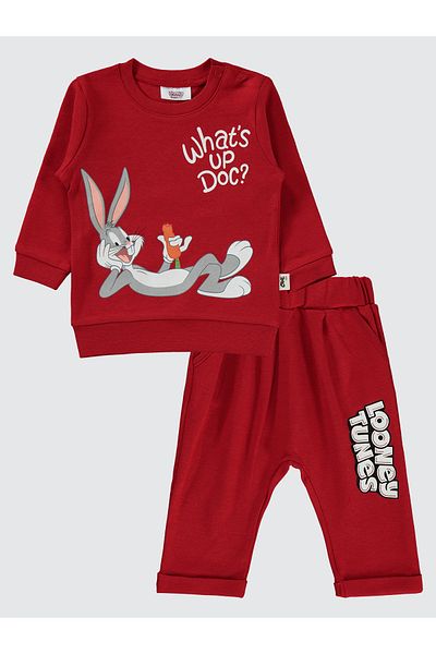 BUGS BUNNY Red 2-Piece Set for Baby Boy 6-18 Months