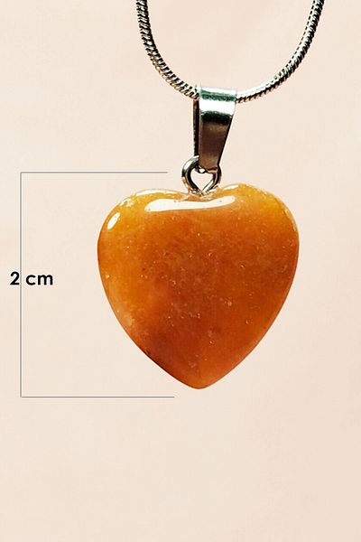 Royaleks Aragonite Natural Stone - Chain Necklace, 2 cm Chain, 20 cm Boxed