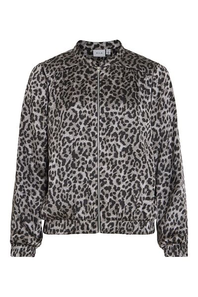 VILA Bomberjacke Leoprint