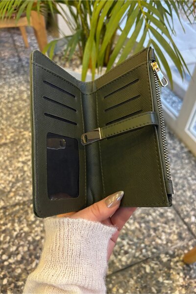 Yuka Atelier Peněženka z umělé kůže s texturovaným designem