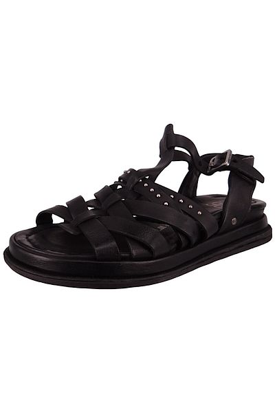 A.S.98 Damen Komfort Sandalen SPOON B60006-0101 Schwarz 6002 Nero Leder