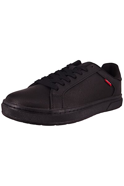 Levi's Herren Low Sneaker Piper Low Top 234234-661 Schwarz 559 Full Siyah Kunstleder
