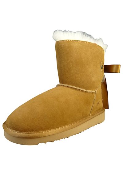 Mustang Damen Elegant Stiefel 1343606 Braun 307 Cognac Textil/synthetik