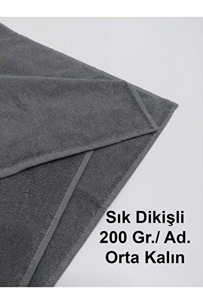 Mef Collection 12-штучний сірий рушник для перукарів 50x90 | Професійний рушник для волосся Економічний набір