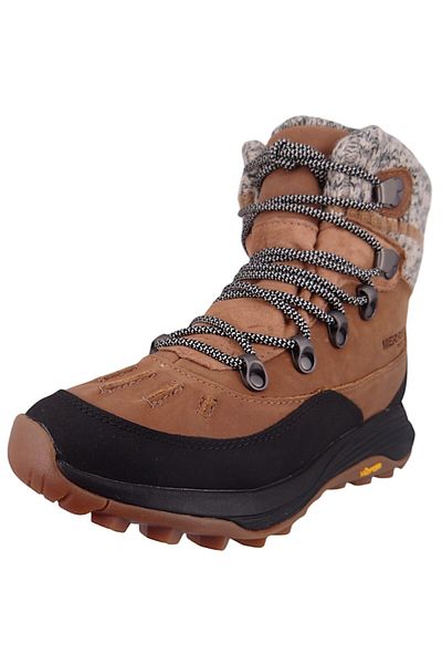 Merrell Damen Stiefel Stiefel Wanderschuhe Winterschuhe Siren 4 Thermo Mid Zip WP J037412 Braun Tobacco Le