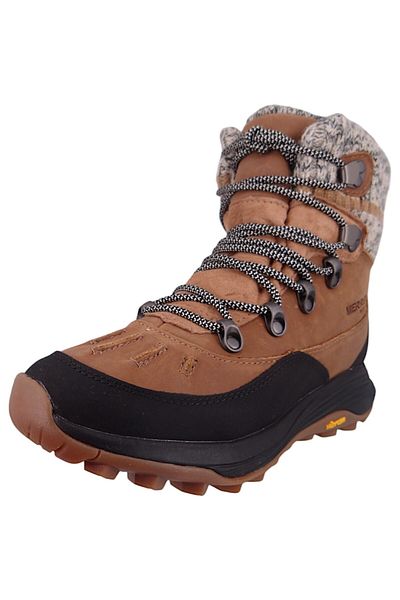 Merrell Damen Stiefel Stiefel Wanderschuhe Winterschuhe Siren 4 Thermo Mid Zip WP J037412 Braun Tobacco Le