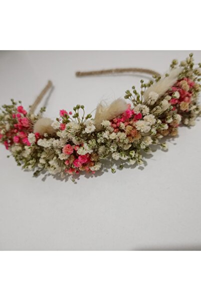 Yumak Dekor Grup نسخة - نسخة - تاج الأمومة ذو الزهرة الجافة الوردية