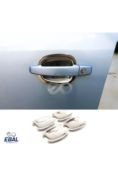 EBAL OTO AKSESUAR Skoda Fabia Mk1 Krom Dış Kapı Kolu Tası 4 Kapı 1999-2008 Arası
