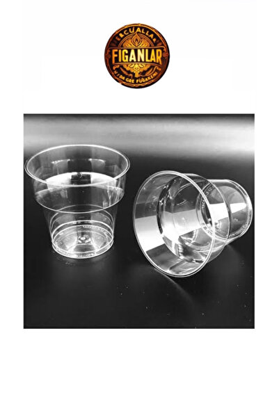 figanlar ambalaj şeffaf Kristal Mika Ekstra Sert Plastik Bardak 180 Cc -10 Ad...