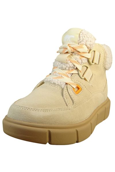 Sorel Damen Stiefelette Winterschuhe Explorer III NW Lace WP 2077961 Weiß 292 Honey White Wildleder / Su