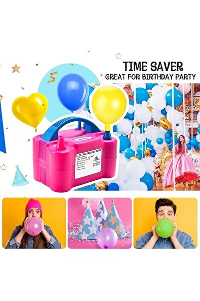 LIXADA Electric Balloon Pump Durable Sturdy Made Up With High Quality Lightweight 21x14x17cm