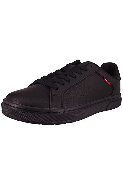 Levi's Herren Low Sneaker Piper Low Top 234234-661 Schwarz 559 Full Siyah Kunstleder