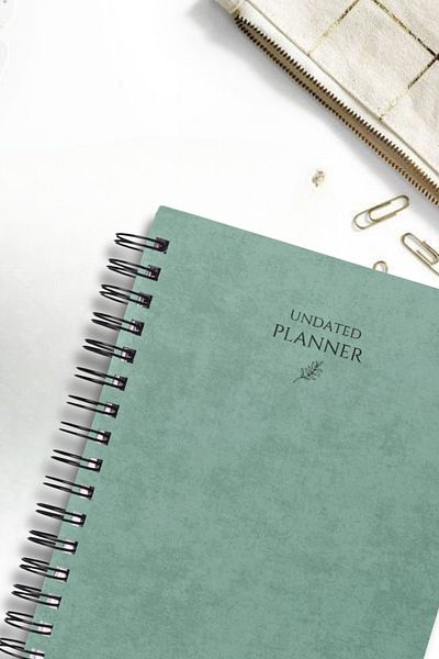 pcpapiruscraft A5 SPIRAL UNLIMITED PLANNER ΑΓΕΝΤΟ-12 ΜΗΝΩΝ-ΑΠΛΟ