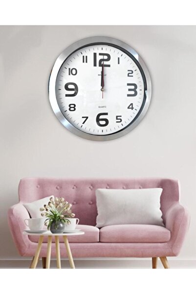 Revello Chrome 35X35 Wall Watch Modern Design Large Size from the Watchwards Home