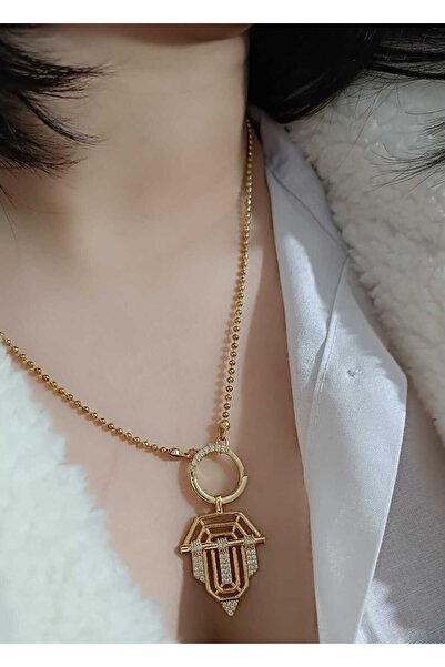 shop 1St Class Steel Does Not Blacken Zircon Stone Serenay Necklace