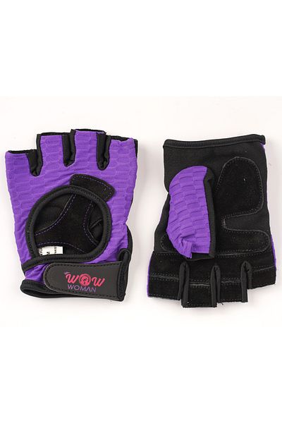 wow woman Trainer Gloves, Purple, S
